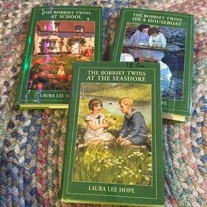 3 Hard‎ Cover Bobbsey Twins books by Laura Lee Hope